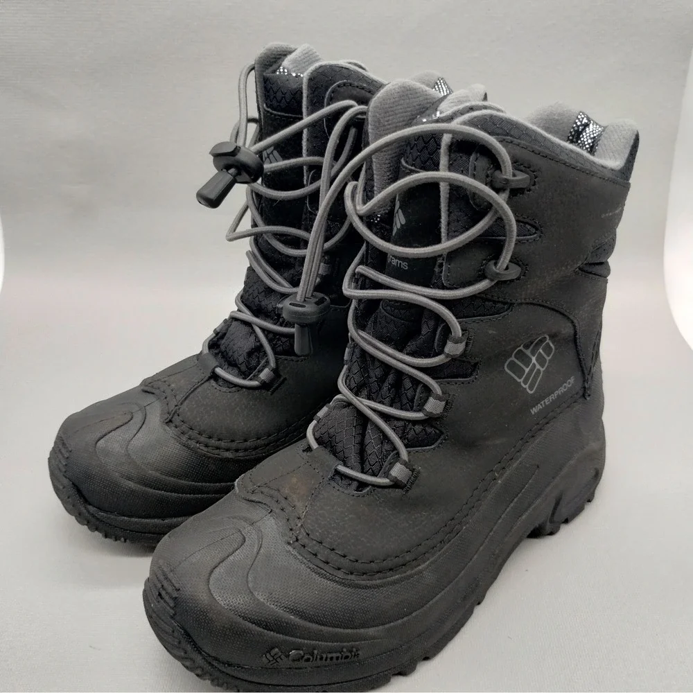 Columbia Sportswear Artic Trip Omni Heat 200 Gram Snow Boots Youth Size 6 Black